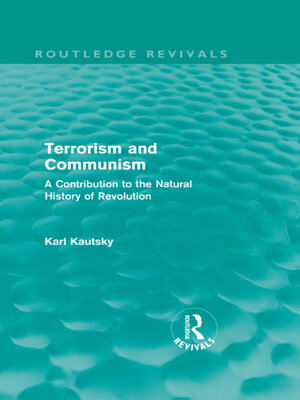 cover image of Terrorism and Communism